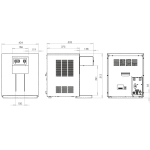 Cosmetal Hi-Class Top 65 Tafelwasseranlage Wasserzapfanlage Sprudelwasseranlage