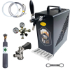 Bierkühler Bierzapfanlage schwarz/schwarz 30 Liter SET 5/8 Zoll Korb CO2 0,5kg