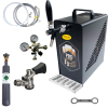 Bierkühler Bierzapfanlage schwarz/schwarz 30 Liter SET 5/8 Zoll Köpi CO2 0,5kg