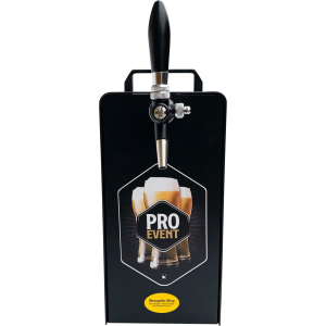 Bierkühler Bierzapfanlage schwarz/schwarz 30 Liter SET 5/8 Zoll Köpi CO2 2 kg