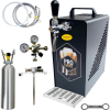 Bierkühler Bierzapfanlage schwarz/Edelstahl 30 Liter SET mit Adapter 5 L CO2 2 kg