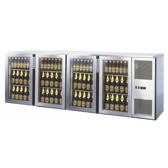 Kühltheke Getränketheke Bauteil Unterbaukühlung MaxiMax - 2600mm breit - 650mm tief