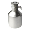 BieTal® Reinigungsbehälter 2 Liter Bierleitung reinigen Zapfkopf KEG Typ A Flach S Korb