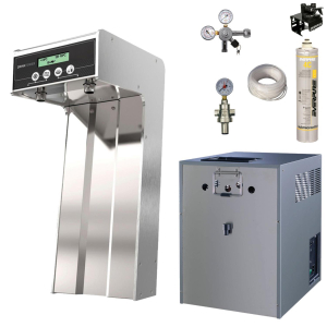 Sprudelwasseranlage Wasserzapfanlage Cosmetal Gastro SET 120 Liter & DrinkTower