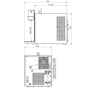 Cosmetal Hi-Class Top 45 Tafelwasseranlage Wasserzapfanlage Sprudelwasseranlage