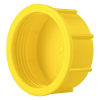 Blindmutter Schraubkappe gelb 5/8 Zoll mit Dichtabschluss