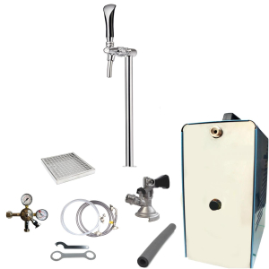 Bierzapfanlage SET 35 L/h - Schanksäule 1-leitig Tube - Zapfkopf Typ M Kombi