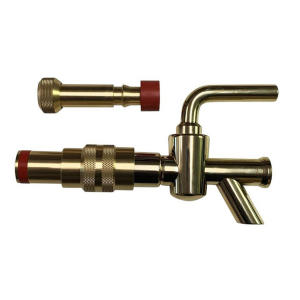 Zapfhahn Fasshahn Messing Zapfgarnitur Fix Fass mit Ventil