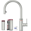 Quooker Flex Voll Edelstahl Wasserhahn PRO3 kochendes Wasser Sprudelwasser CUBE