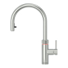 Quooker Flex Voll Edelstahl Wasserhahn PRO3 kochendes Wasser Sprudelwasser CUBE