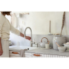 Quooker Flex Voll Edelstahl Wasserhahn PRO3 kochendes Wasser Sprudelwasser CUBE