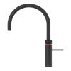 Quooker Fusion Round schwarz Wasserhahn & PRO3 Reservoire & Sprudelwasser CUBE