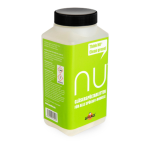 SPÜLBOY NU® portable SET Gläserdruckspülgerät 1x Spültabletten & Bürstenrein