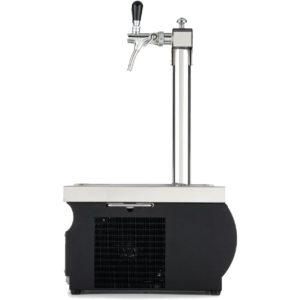 Bierzapfanlage Bierkühler schwarz 50 Liter/h ATS-55 mit Schanksäule & Zapfhähne