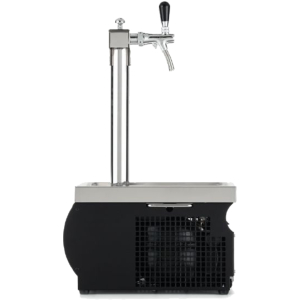 Bierzapfanlage Bierkühler schwarz 50 Liter/h ATS-55 mit Schanksäule & Zapfhähne