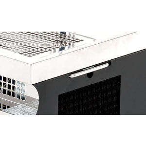 Bierzapfanlage Bierkühler schwarz 50 Liter/h ATS-55 mit Schanksäule & Zapfhähne