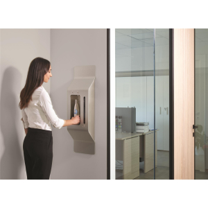 blupura WALL Edelstahl Tafelwasser Sprudelwasser Zapfstelle Zapftower für Wasserspender