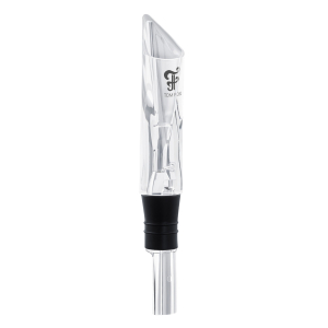 Weinausgießer mit Belüfter Crystal Areator extra lang, tropffreies Servieren