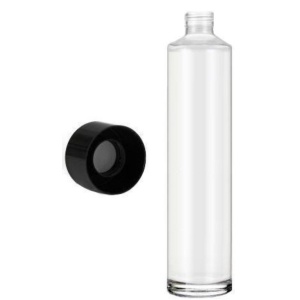 BieTal® Tube Wasserflasche 750ml Glas Sprudel Wasser Kohlensäure OHNE LOGO