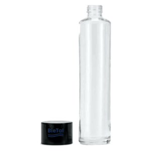 BieTal® Wasserflasche 750ml Trinkflasche Glas...