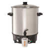 Glühweintopf Glühweinbehälter Glühweinkocher Edelstahl Einkochtopf 30 Liter Bartscher