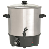 Glühweintopf Glühweinbehälter Glühweinkocher Edelstahl Einkochtopf 25 Liter Bartscher