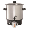 Glühweintopf Glühweinbehälter Glühweinkocher Edelstahl Einkochtopf 25 Liter Bartscher