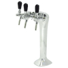 BieTal® Classic Cobra Sprudel Wasser Schanksäule Zapfsäule 3-ltg Chrom verchromt