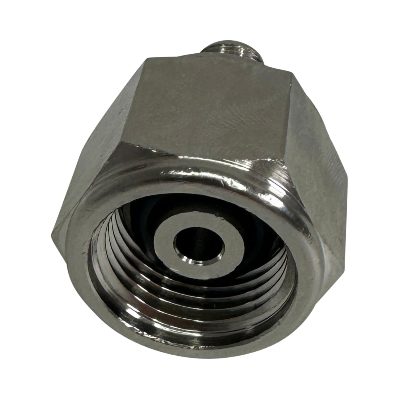 BieTal® CO2 Adapter Druckminderer M11x1 AG x W21,8x1/14 Zoll IG