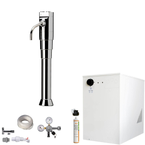 Tafelwasseranlage BieTal® BT-30U Sprudelwasser Zapfsäule Puls flach 3-ltg Filter