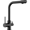 3-Wege BieTal® Wasserhahn BT-365 Küchenarmatur Mischbatterie L-Ausl Schwarz Matt
