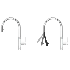 Quooker Flex schwarz & PRO3 kochendes Wasser Reservoire