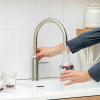 Quooker Fusion Round Voll Edelstahl & PRO3 kochendes Wasser Reservoire