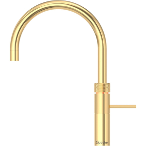 Quooker Fusion Round Gold C-Auslauf Wasserhahn