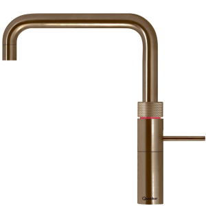 Quooker Fusion Square Messing Patina U-Auslauf Wasserhahn
