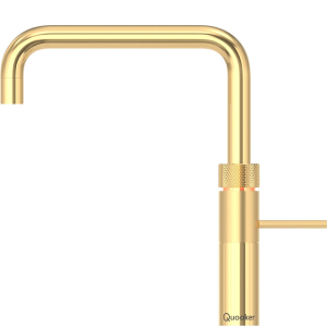 Quooker Fusion Square Gold U-Auslauf Wasserhahn