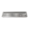 BieTal® Abtropfblech Tropfkasten Tropfschale Einbau 60x22cm mit Ablauf seitlich