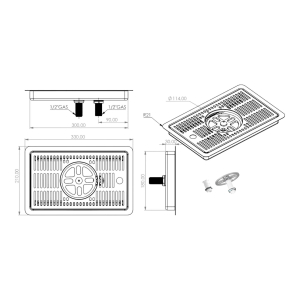 BieTal® Abtropfblech Tropfkasten Schale Einbau...