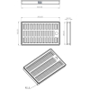 BieTal® Abtropfblech Tropfkasten 30x18cm Tropfschale Aufbau Auf Theke Lochplatte