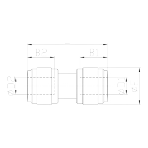 Gerader Verbinder BieTal® Steckverbinder...