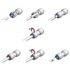 Gerader Verbinder BieTal® Steckverbinder Schnellverbindung 1/4 Zoll (6,36mm) auf 6mm