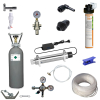 Anschlußpaket Sprudelwasser Anlagen Gerät Auftisch Aktivkohle Filter UVC 2Kg CO2