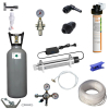 Anschlußpaket Sprudelwasser Tafelwasseranlagen Gerät Auftisch Aktivkohle Filter UVC 6Kg CO2