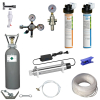 Anschlußpaket Sprudelwasser Tafelwasseranlagen Auftisch Ultra Filter UVC 2Kg CO2
