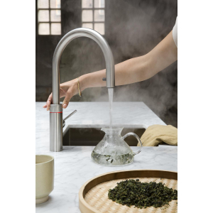 Quooker Wasserhahn PRO3 für kochendes Wasser CUBE mit Filter für Sprudelwasser