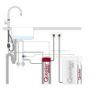Quooker Wasserhahn PRO3 für kochendes Wasser CUBE mit Filter für Sprudelwasser