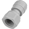 Aufschraub Verbinder grau Gewinde UNF V-Type 7/16-20 - Rohr 3/8 Zoll AD