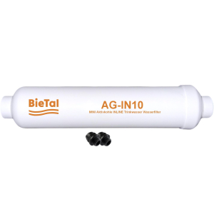 BieTal® MINI AG-IN10 INLINE Aktivkohle Wasserfilter...