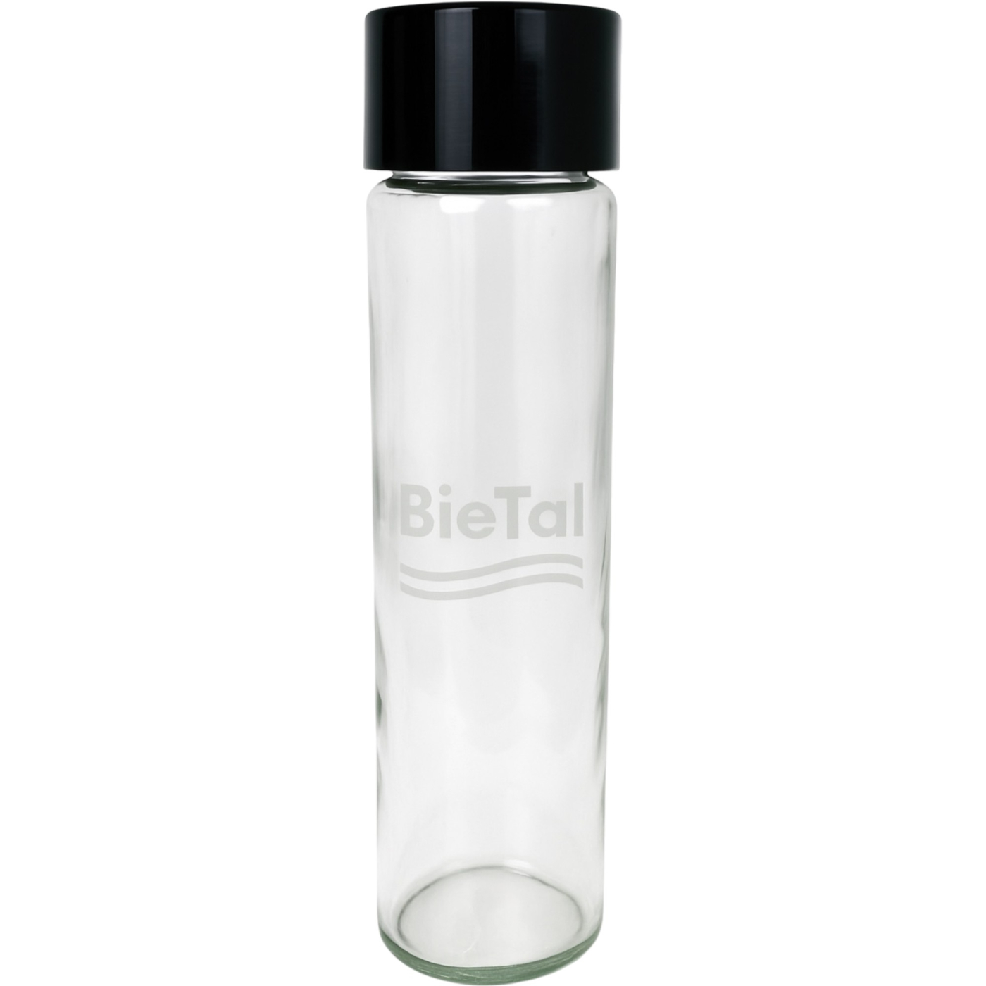 BieTal® Tube Wasserflasche Glasflasche Trinkflasche 750ml Glas Sprude