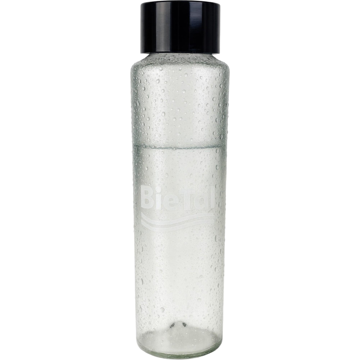 BieTal® Tube Wasserflasche Glasflasche Trinkflasche 750ml Glas Sprude